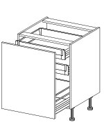 Szafka dolna wys. 720 mm z szufladami spłycona