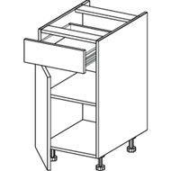 Szafka dolna wys. 780 mm z szufladą