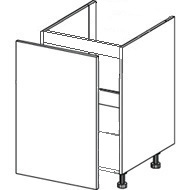 Szafka dolna zlewozmywakowa wys. 720 mm bez okuć