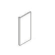 Element boczny wyspy w systemie listwowym wys. 746