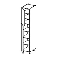 Szafa wysoka 2153 mm z półkami