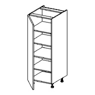 Szafka medium wys. 1290 mm z drzwiami na zawiasie