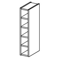 Regał wiszący wys. 720 mm lakierowany